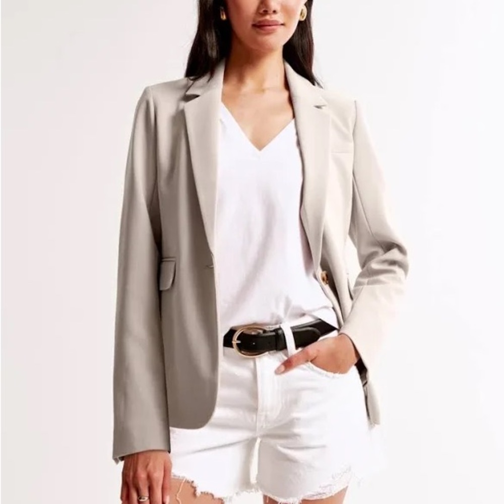 Abercrombie & Fitch Matching Blazer and Suit Pants in Large Petite